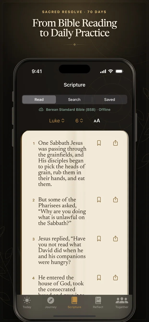 From Bible Reading to Daily Practice - searchable offline Scripture